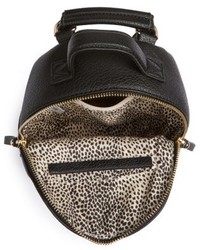 Mini Star Stud Faux Leather Backpack