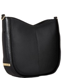 Tommy Hilfiger City Leather Star Studded Pebble Leather Convertible Hobo Hobo Handbags