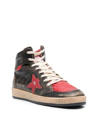 Golden Goose Distressed High Top Sneakers