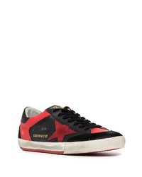 Golden Goose Superstar Distressed Low Top Sneakers