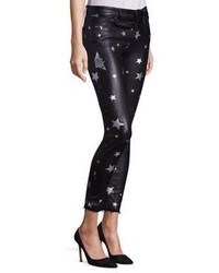 RtA Cropped Star Leather Pants