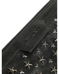 Jimmy Choo Stars Studs Leather Pouch