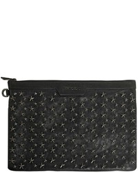 Jimmy Choo Stars Studs Leather Pouch