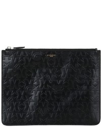 Givenchy Star Logo Embossed Leather Pouch