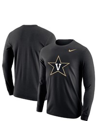 Black Star Print Long Sleeve T-Shirt