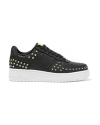 Nike Air Force 1 07 Lx Embellished Textured Leather Sneakers