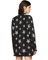 Saint Laurent Black Oversized Star Cardigan