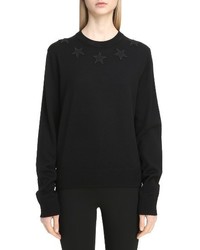 Givenchy Star Embellished Wool Sweater