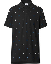 Burberry Monogram Motif Star Print Polo Shirt