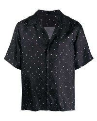 Salvatore Santoro Star Print Silk Shirt