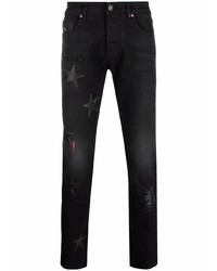 John Richmond Star Patches Detailed Jeans