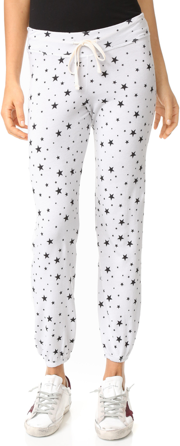 sweatpants with stars