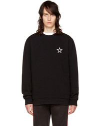 Black Star Print Sweatshirt