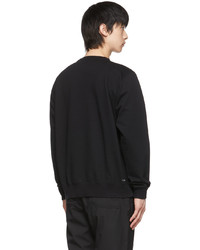 Sophnet. Black Cotton Sweatshirt