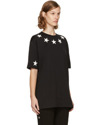 Givenchy Black Star Necklace T Shirt