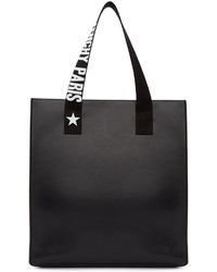 Givenchy Black Medium Logo Strap Stargate Tote