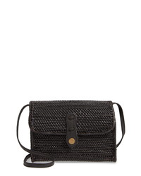 Nordstrom Anderson Structured Rattan Flap Crossbody Bag