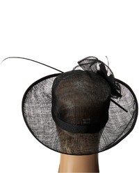 San Diego Hat Company Drs1002 Straw Kettle Brim Dressderby Hat With Feathered Floral Detail Dress Hats