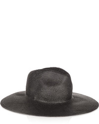 Madewell Leather Trimmed Straw Fedora