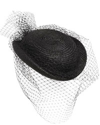 Federica Moretti Straw Hat W Small Veil