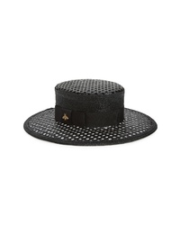 Gucci Vienna Alba Open Woven Straw Hat