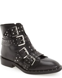 Topshop Amy Studded Buckle Bootie