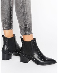 Missguided Studded Heeled Ankle Boots