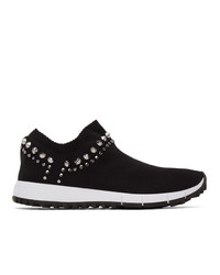 Black Studded Athletic Shoes