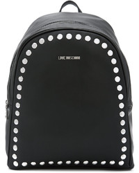 Love Moschino Silver Studded Backpack