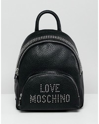 Love Moschino Studded Logo Backpack