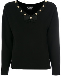Moschino Boutique Studded Collar Top