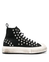 DSQUARED2 Studded Canvas Sneakers
