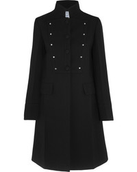 Prada Studded Wool Coat Black