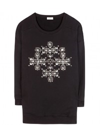 Saint Laurent Embellished Cotton Sweater