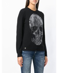 Philipp Plein Studded Skull Sweater