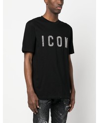 DSQUARED2 Icon Studded T Shirt