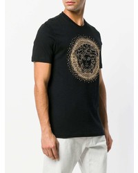 Versace Medusa Studded T Shirt