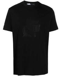 Karl Lagerfeld Studded Cotton T Shirt