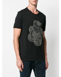 Just Cavalli Studded Snake T Shirt
