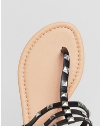 Asos Fabienne Studded Flat Sandals