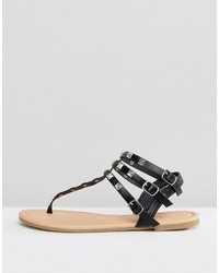 Asos Fabienne Studded Flat Sandals