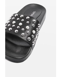 Topshop Hitch Studded Sliders