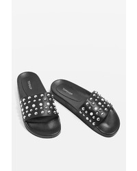 Topshop Hitch Studded Sliders