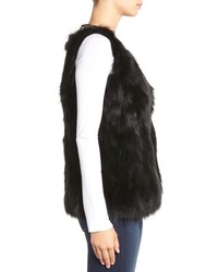 Jocelyn Stars Studded Genuine Fox Fur Vest