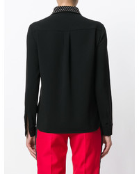 Moschino Boutique Studded Collar Shirt Jacket