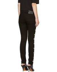 Givenchy Black Star Studded Jeans