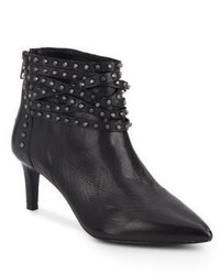 Ash Dangerous Studded Leather Ankle Boots