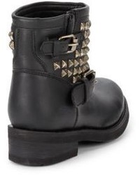 Ash Tramp Studded Leather Ankle Boots
