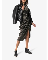 Givenchy Black Elegant 60 Studded Leather Ankle Boots
