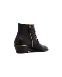 Chloé Black Susanna 30 Studded Ankle Boots
